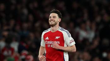 El jugador del Arsenal, Declan Rice.