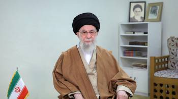 Una fotografía difundida por el sitio web oficial del líder supremo de Irán, el ayatolá Ali Khamenei.