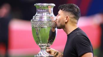 El jugador retirado, Sergio ‘Kun’ Agüero.