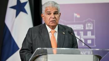 El presidente José Raúl Mulino habló durante su conferencia de prensa semanal.