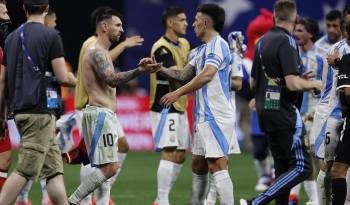 El delantero argentino, Lionel Messi.