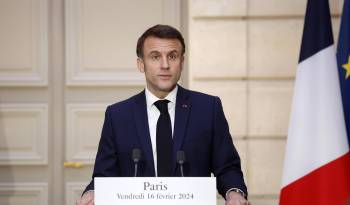 El presidente francés, Emmanuel Macron, EFE/EPA/Yoam Valat/POOL