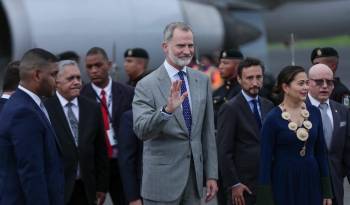 Llegada a Panamá del rey de España, Felipe VI