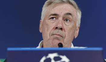 El entrenador italiano del Real Madrid, Carlo Ancelotti.