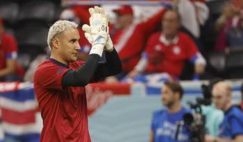 El jugador costarricense Keylor Navas.