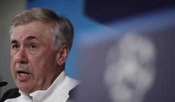 El entrenador del Real Madrid, Carlo Ancelotti.