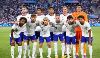 La selección de Estados Unidos durante los Juegos Olímpicos París 2024.