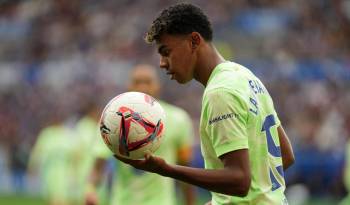 El delantero del FC Barcelona, Lamine Yamal.