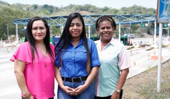 Maibeth Cedeño, Naerobys González y Pabla de La Espada