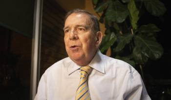 Edmundo González Urrutia representante de la coalición opositora de Venezuela, la Plataforma Unitaria Democrática.