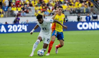 Michael Amir Murillo durante un partido contra Colombia en la Copa América 2024.