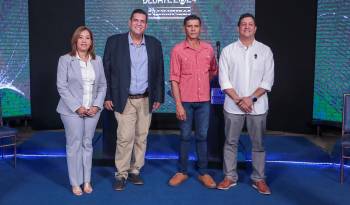 Debate de alcaldes en Chitre, donde se dieron cita, Jessica Rodríguez, Ilario Correa, Nobel Villalobos y Ricardo Correa.