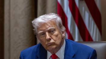 El presidente de Estados Unidos, Donald J. Trump, durante una reunión del Gabinete en la Sala del Gabinete de la Casa Blanca en Washington.