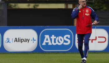 El entrenador de la selección española, Luis De la Fuente.