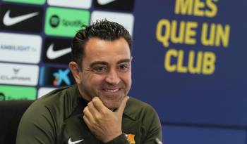 El entrenador del FC Barcelona, Xavi Hernández.