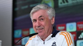 El entrenador del Real Madrid, Carlo Ancelotti.