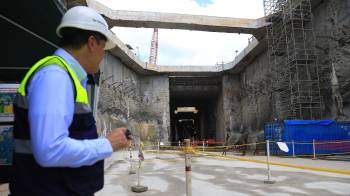 Ingenieros del Metro de Panamá hicieron un recorrido por la construcción del túnel de la línea 3.