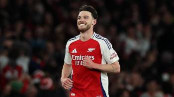 El jugador del Arsenal, Declan Rice.