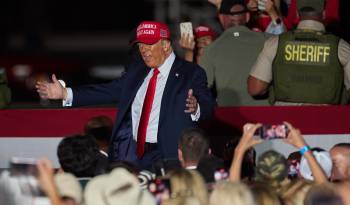 El expresidente estadounidense (2017-2021) y candidato republicano, Donald Trump.