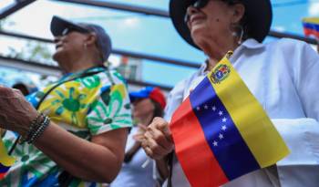 Un grupo de venezolanos residentes en Panamá se reunieron para exigir que se respeten sus derechos electorales.