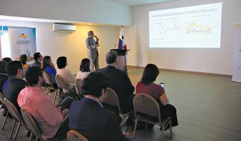 Presidente del SIP, Raúl Montenegro, en la conferencia de prensa del informe anual de desempeño del sector industrial y perspectiva de la economía panameña.