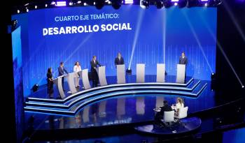 Seis de ocho candidatos presidenciales participaron en el último debate presidencial.