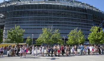 Vista exterior del MetLife Stadium de New Rutherford, en Nueva Jersey.