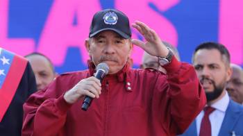 El presidente de Nicaragua, Daniel Ortega.