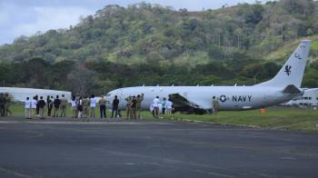 Exhibición de aviones militares de Estados Unidos en Panamá