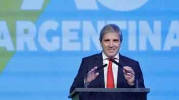 El ministro de Economía de Argentina, Luis Caputo.