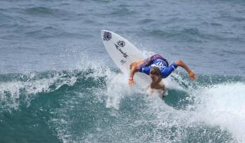 Tao Rodríguez pasó sus heats con altos puntajes.