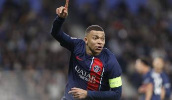 El delantero del PSG Kylian Mbappé.