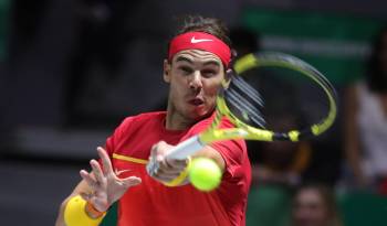 Rafael Nadal, que regresa al equipo español de Copa Davis que se enfrentará a Países Bajos en los cuartos de final.