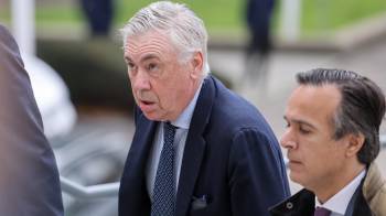 El entrenador del Real Madrid, Carlo Ancelotti.