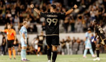 El jugador del LA FC, Denis Bouanga.