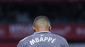 El delantero francés del Real Madrid Kylian Mbappé.