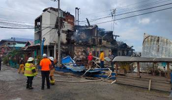 Bomberos controlan el 95% del incendio en Isla Colón, Bocas del Toro