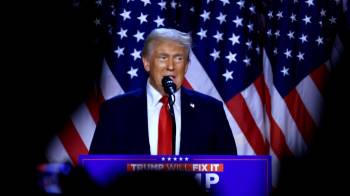 Las palabras de Trump ante sus seguidores en Arizona, básicamente eran las mismas que publicó en su red social Truth Social este 21 de diciembre.