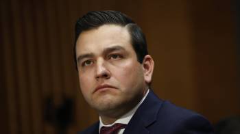 Kevin Cabrera durante su comparecencia en el Senado de Estados Unidos.