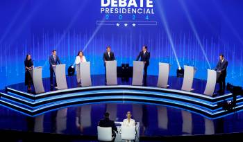 En el último debate presidencial los candidatos abordaron cuatro ejes temáticos: Empleo y emprendimiento, agua y sostenibilidad, institucionalidad y desarrollo social.