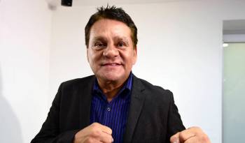 El panameño Roberto “Mano de Piedra” Durán, en 2016, durante una entrevista en México.