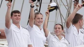 La princesa Leonor arribó a Panamá el pasado 3 de mayo en el buque escuela Juan Sebastián Elcano.