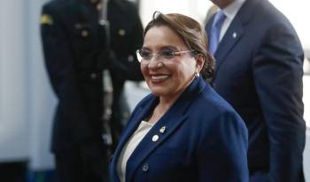 La presidenta de Honduras, Xiomara Castro.