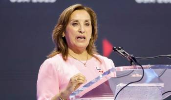 La presidenta de Perú, Dina Boluarte, en una fotografía de archivo.