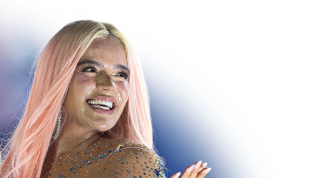 La cantante colombiana Karol G en concierto.