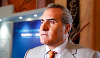 El presidente del Sindicato de Industriales Panamá, Raúl Montenegro, durante la entrevista con ‘La Decana’.