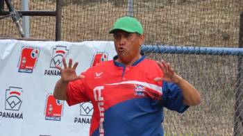 El entrenador Elpidio Pinto.