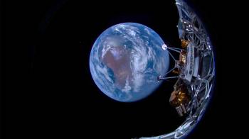 La empresa intenta ahora recuperar las primeras imágenes tomadas desde la superficie lunar.