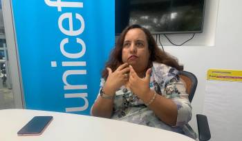 Gina De La Guardia, oficial de Protección de Niñez de Unicef Panamá.