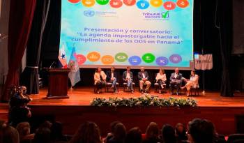 Conversatorio sobre la Agenda 2030 organizado por el PNUD se realizó el pasado martes en el auditorio del Tribunal Electoral.